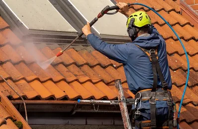 Démoussage et hydrofuge de toiture à Treffrin
